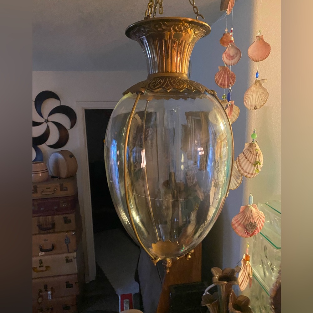 Antique 1891 Whitaker Tatum Co Apothecary Glass Pharmacist Globe